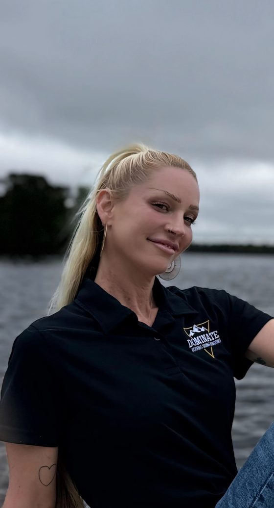 Carolyn, co-owner of Dominate Roofing Siding and Windows